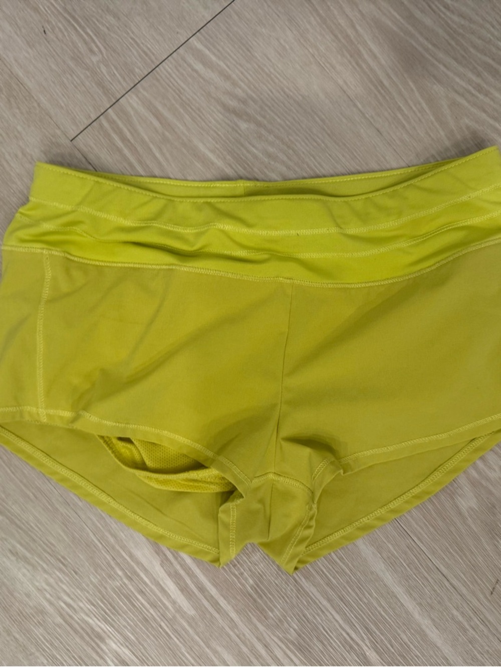 oiselle Neon Lime Performance Boyshorts